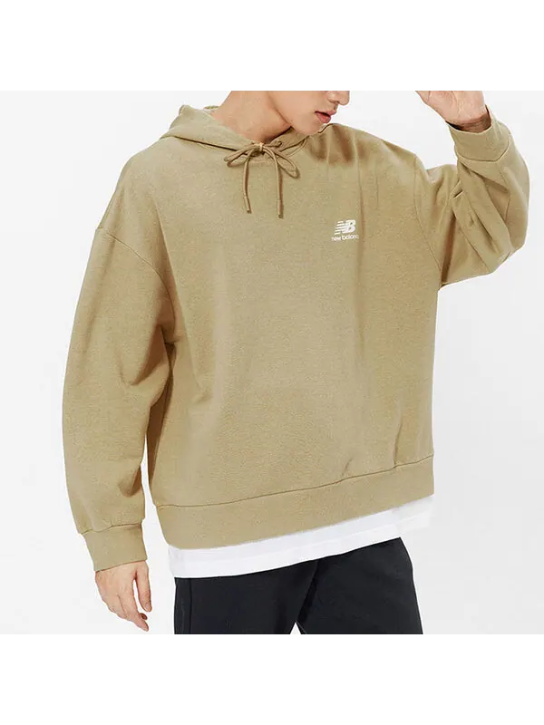 Толстовка с капюшоном с логотипом New Balance — изображение 4 из 4, хаки