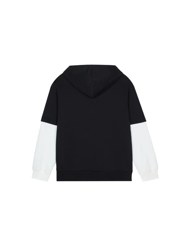 Толстовка New Balance Colorblock Shoulder Drop Couple Style Black — изображение 2 из 2, черный
