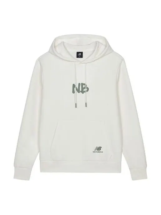 Толстовка New Balance Men's New Balance Alphabet Logo White — изображение 1 из 2, белый