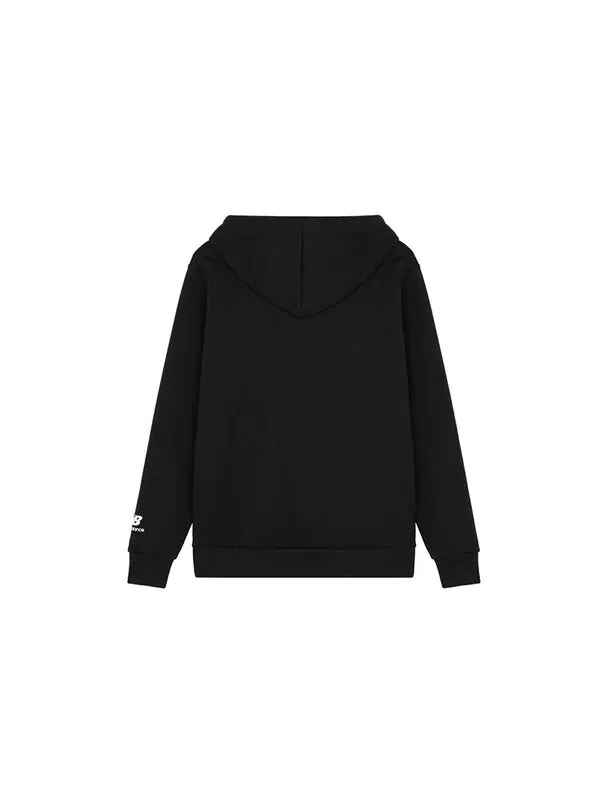 Толстовка New Balance Men's New Balance Casual Sports Hooded Pullover Long Sleeves Black — изображение 2 из 2, черный