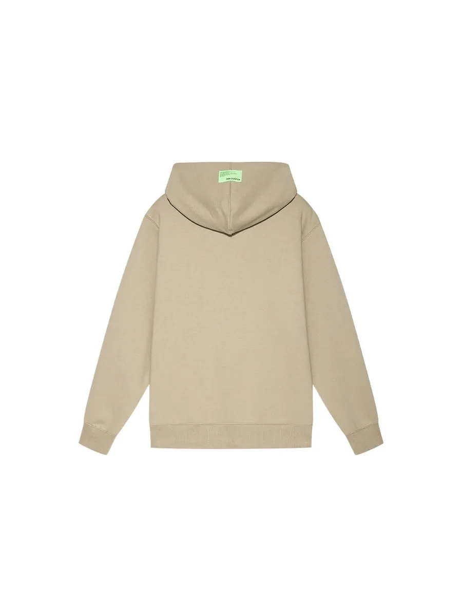 Куртка New Balance Logo Print Hoodie 'Beige' — изображение 2 из 2, бежевый