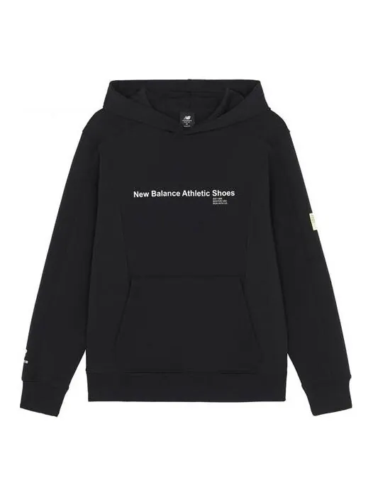 Толстовка New Balance Men's New Balance Logo Printing Solid Color Black — изображение 1 из 4, черный