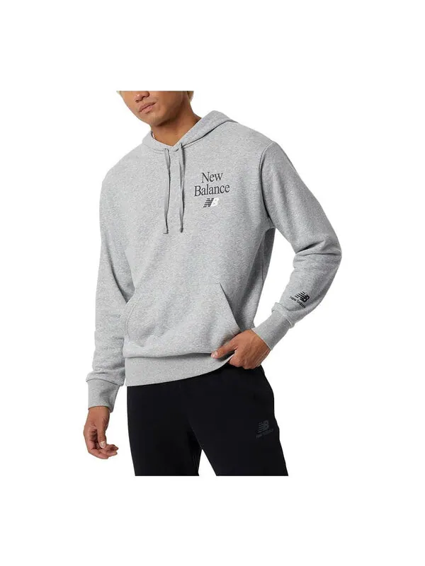 Толстовка New Balance Essentials Celebrate Sweat Hoodie 'Grey' — изображение 2 из 2, серый
