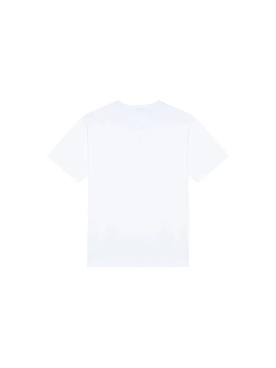 Футболка New Balance Logo T-Shirt 'White' — изображение 2 из 2, белый