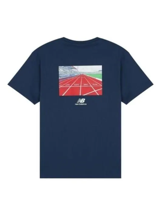 Футболка x anb спортивная футболка New Balance — изображение 1 из 2, синий/красный