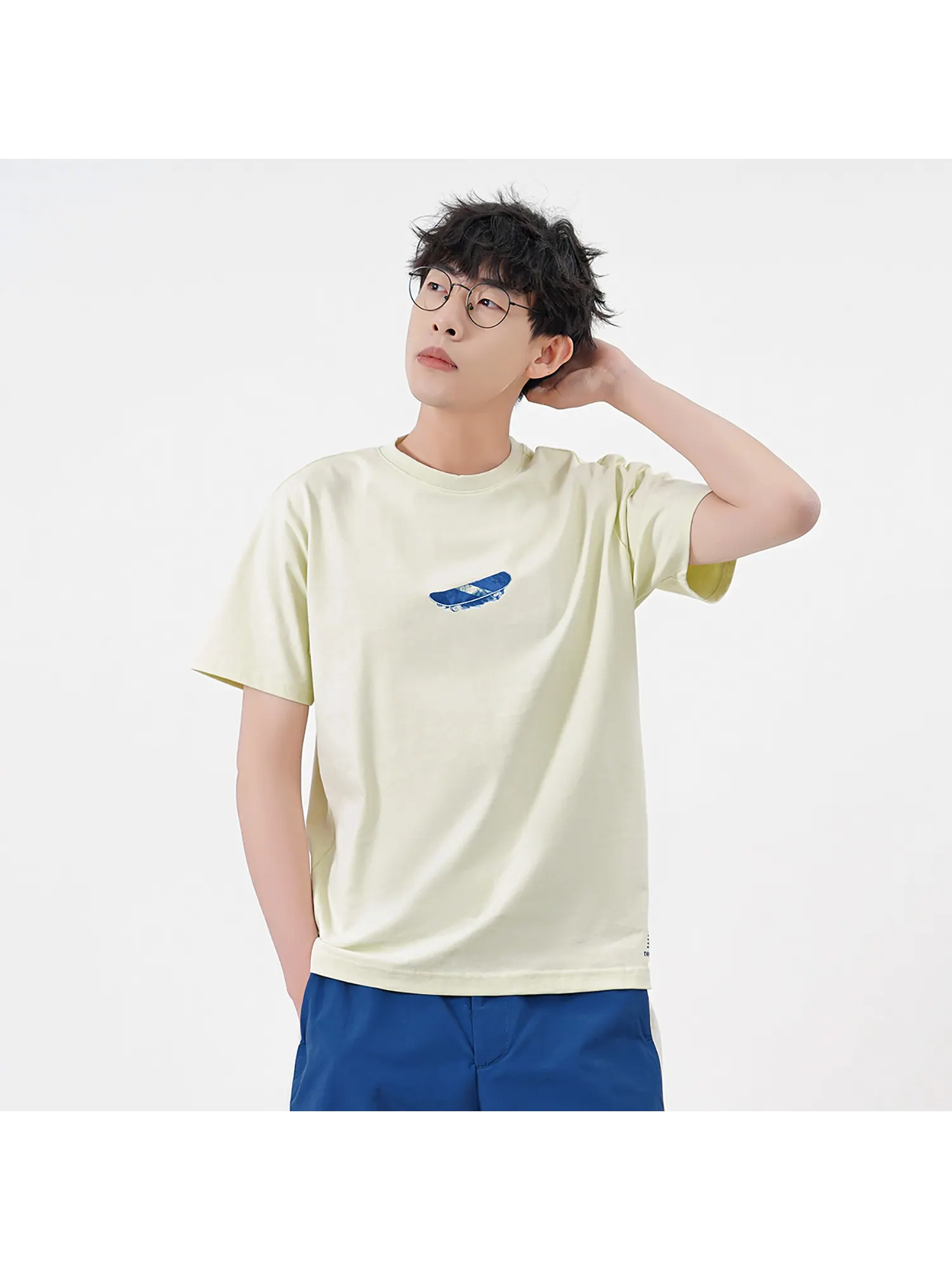 Футболка New Balance ANB SS22 Men's — изображение 7 из 9, желтый зеленый