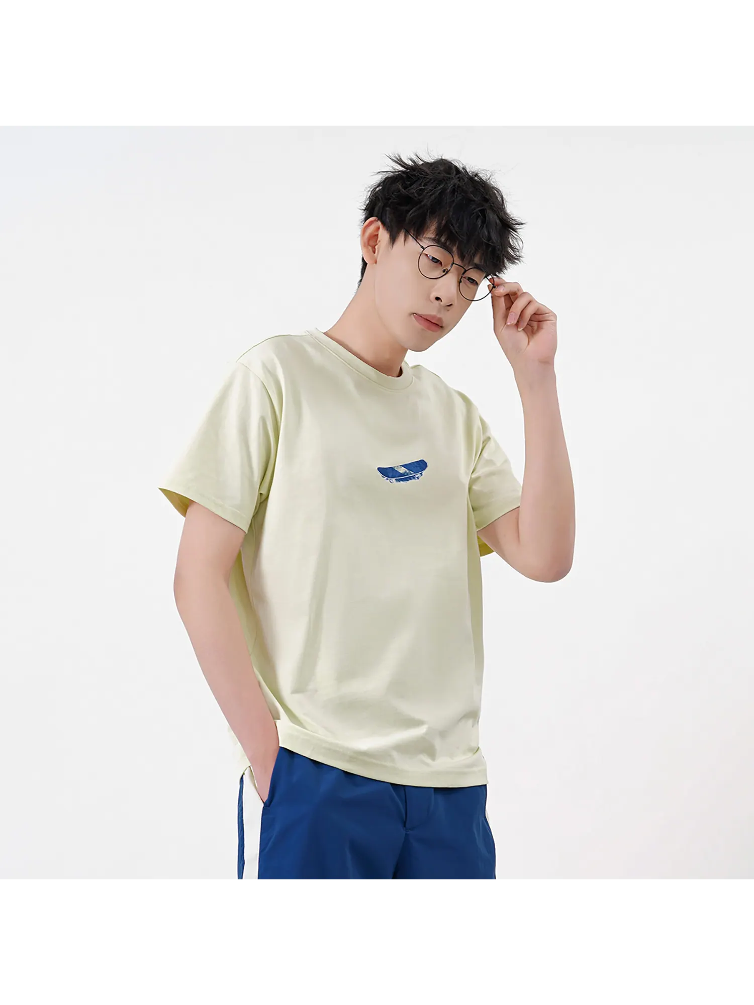 Футболка New Balance ANB SS22 Men's — изображение 8 из 9, желтый зеленый