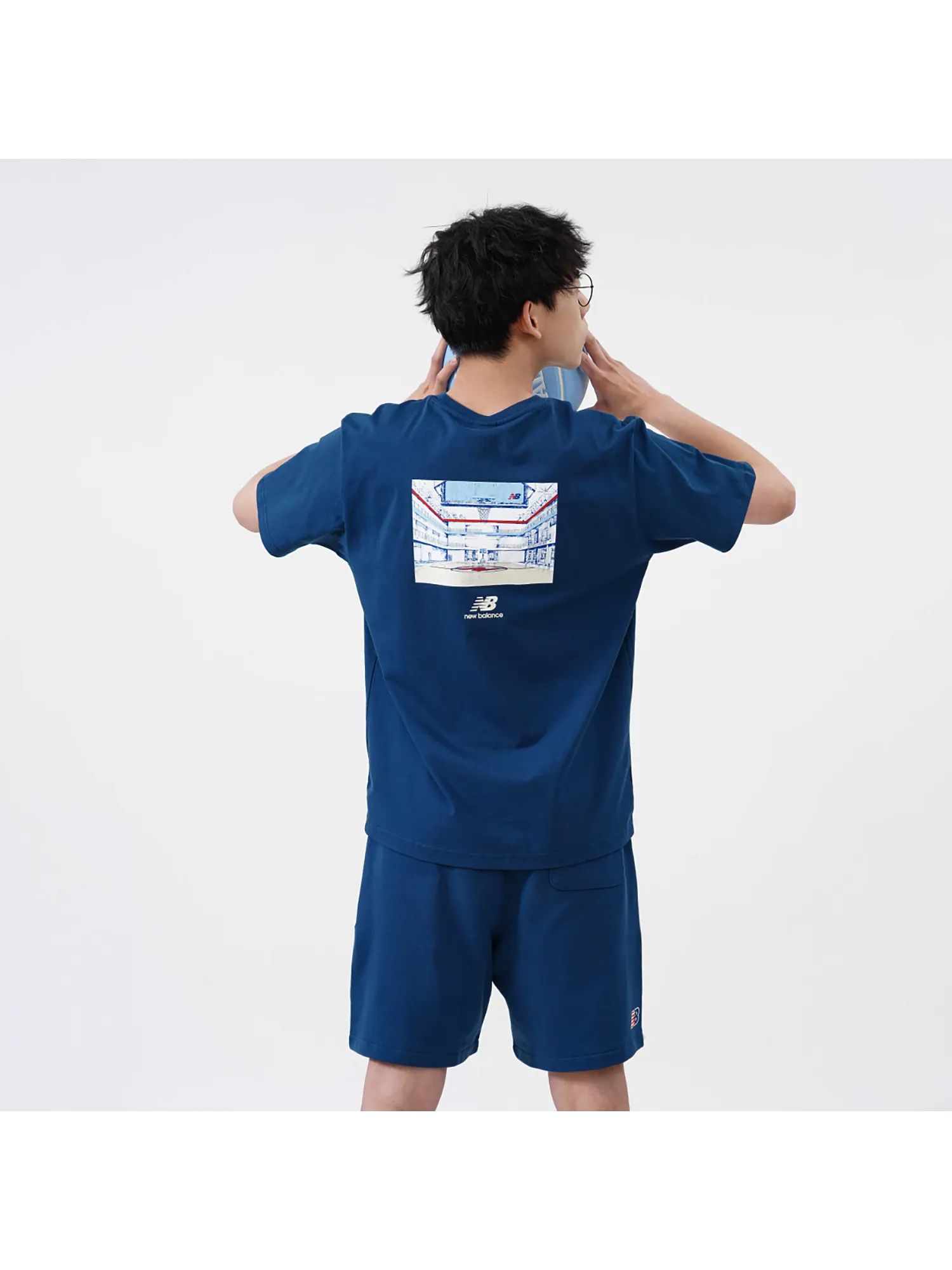 Футболка New Balance x ANB SS22 Men's — изображение 7 из 8, синий