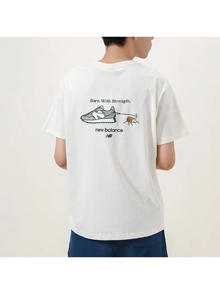 Футболка New Balance Men's — изображение 4 из 8, бежевый