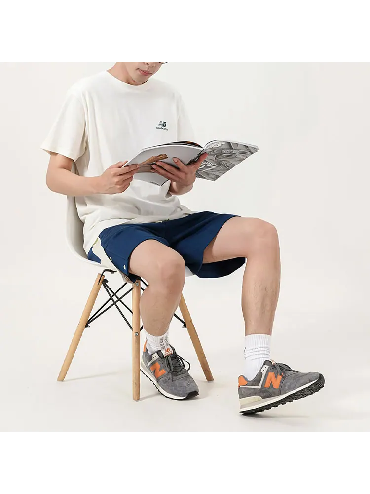 Футболка New Balance Men's — изображение 5 из 8, бежевый