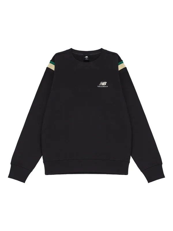 Куртка стиль жизни толстовка New Balance — изображение 1 из 2, черный/зеленый/белый