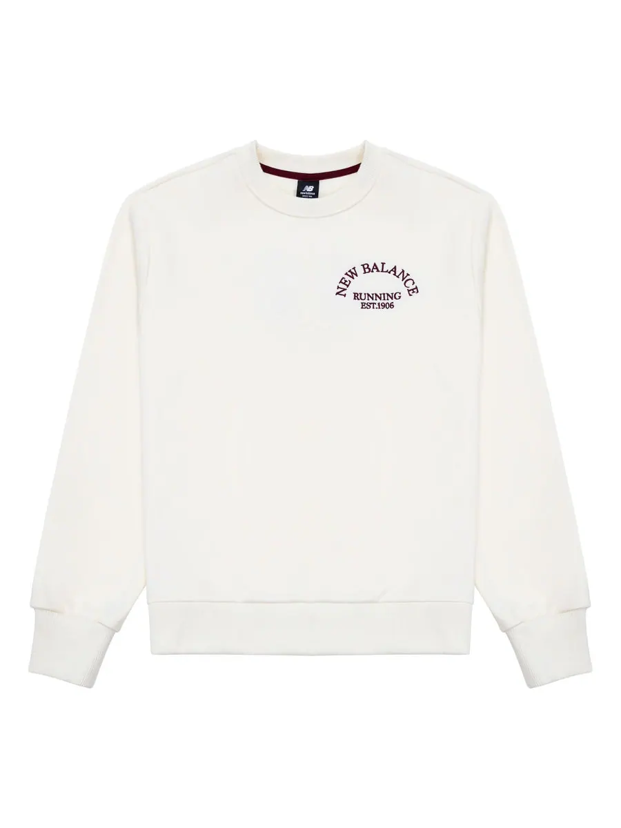 Свитер New Balance Casual Sport Sweatshirt 'White'