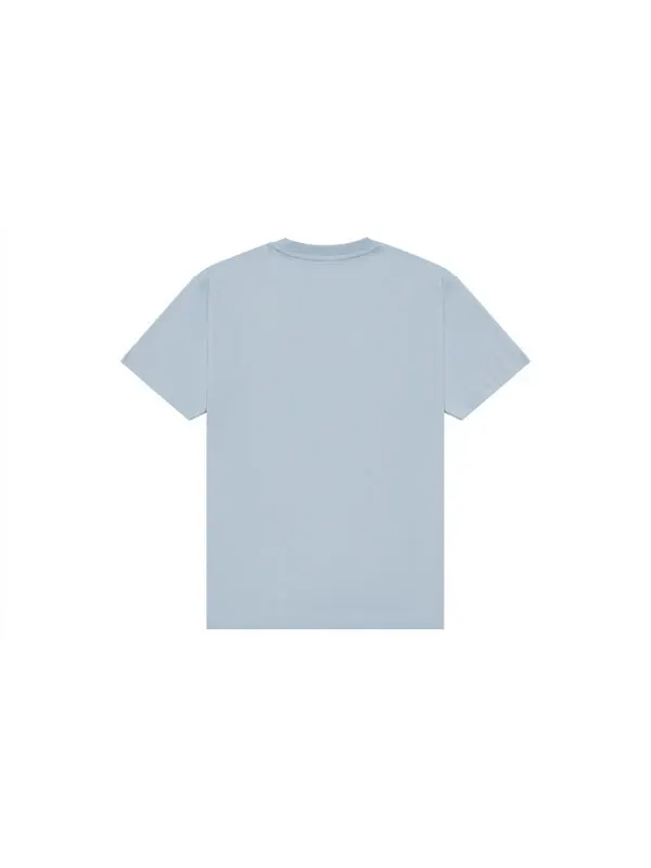 Футболка Essentials Stacked Logo Хлопковая футболка New Balance — изображение 2 из 2, синий/белый