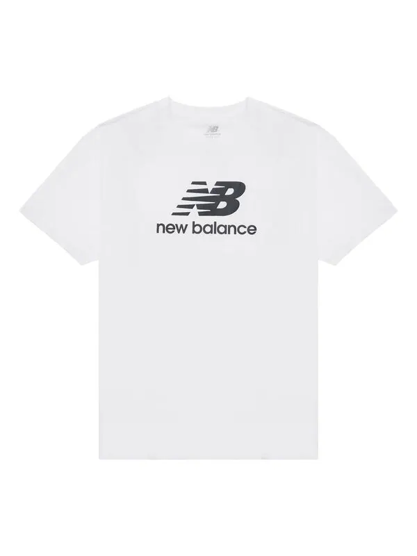 Футболка с большим логотипом New Balance — изображение 1 из 2, белый