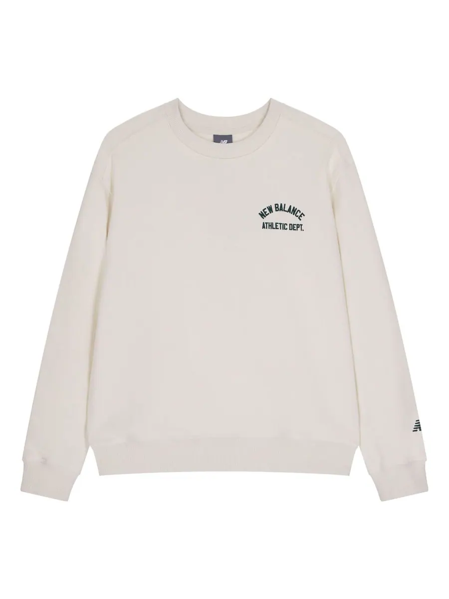 Свитер New Balance Athelitics Sweatshirt 'White'