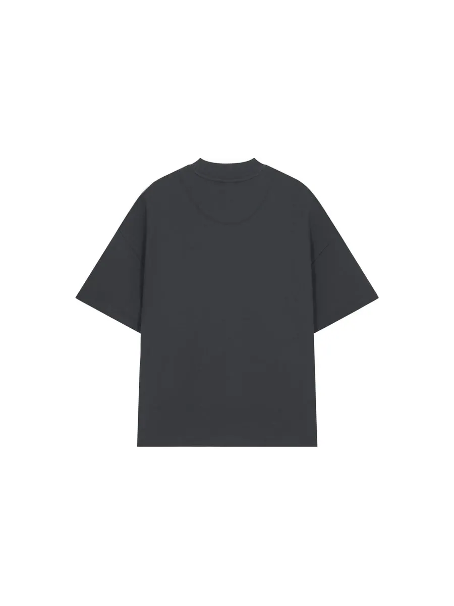 Футболка New Balance NB Logo Cotton T-shirt 'Grey' — изображение 2 из 7, серый