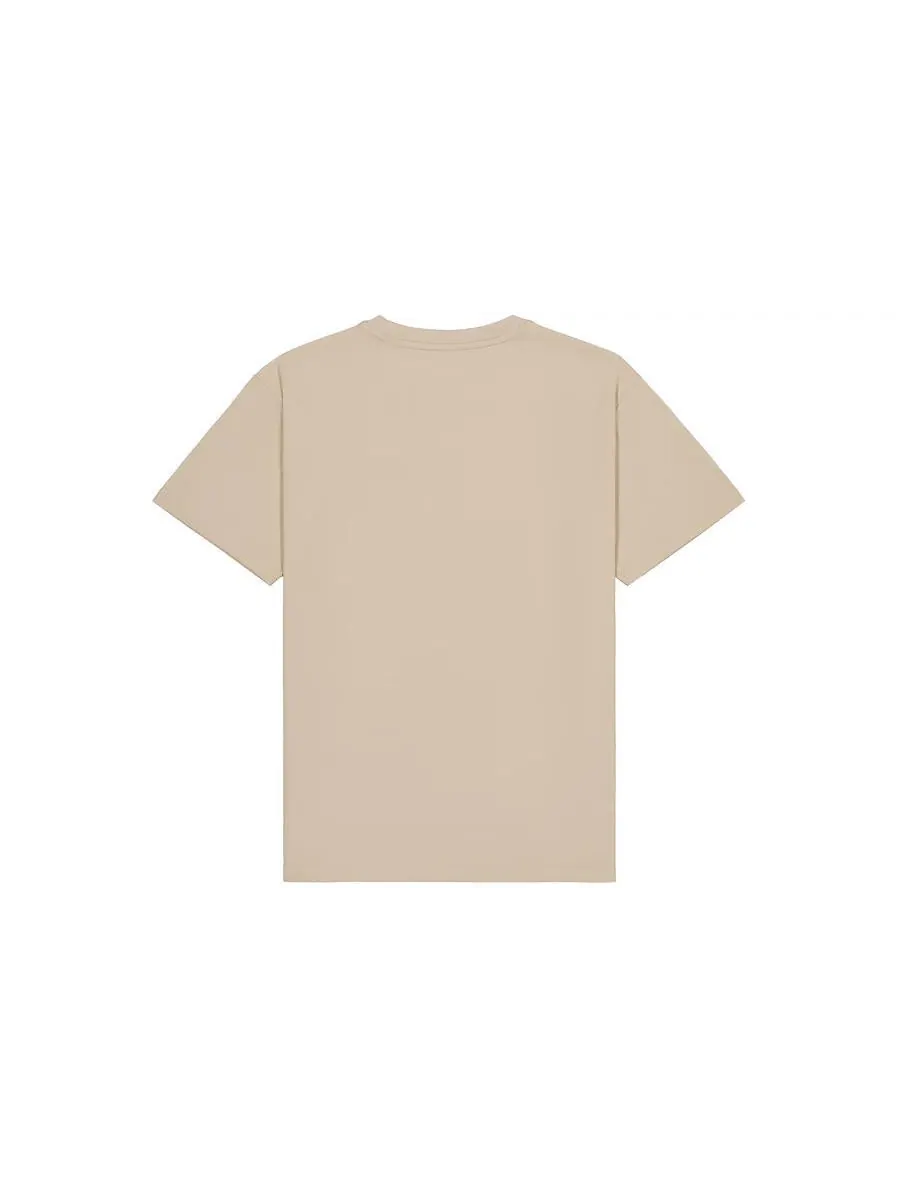 Футболка New Balance Cotton T-Shirt 'Stoneware' — изображение 2 из 2, бежевый