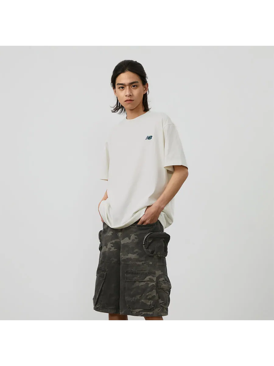 Футболка New Balance NB Athletics T-Shirt 'White' — изображение 3 из 7, белый