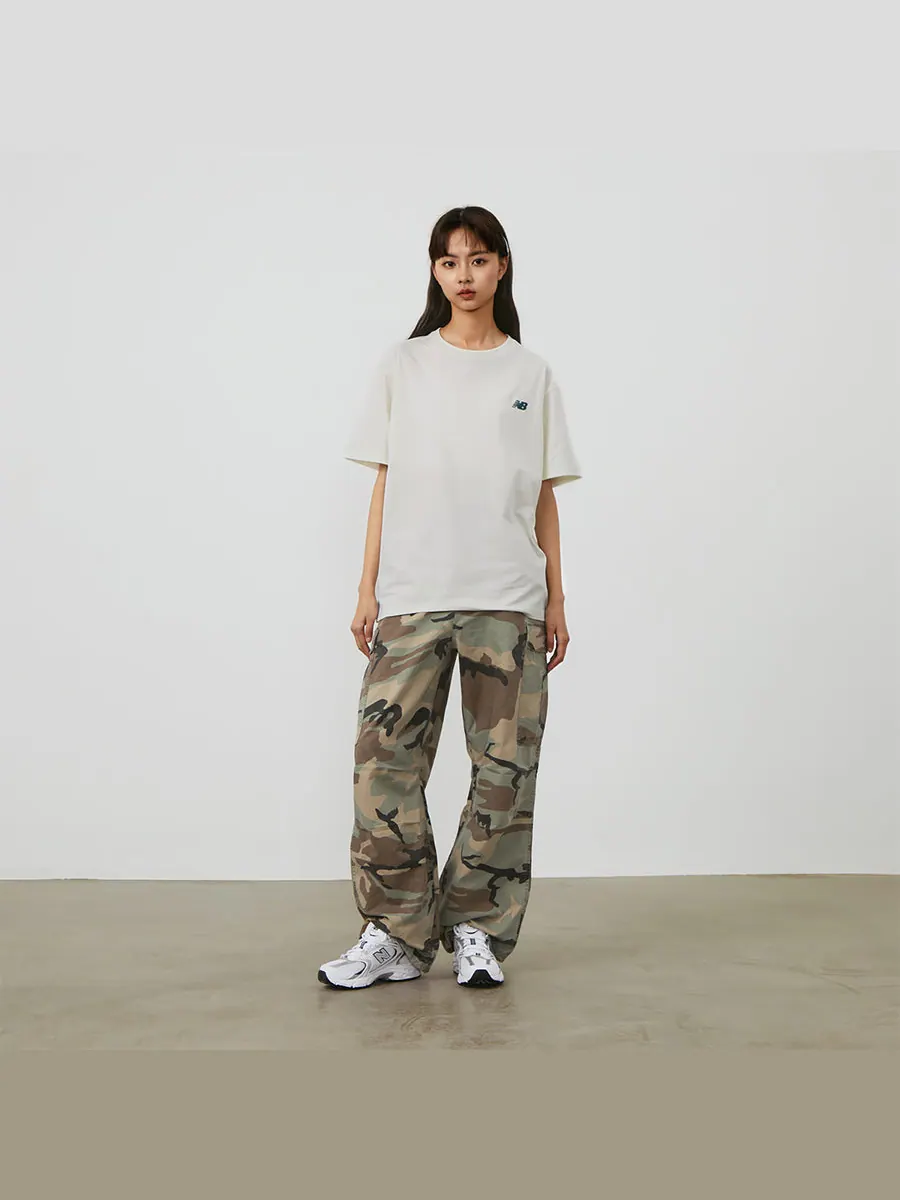Футболка New Balance NB Athletics T-Shirt 'White' — изображение 4 из 7, белый