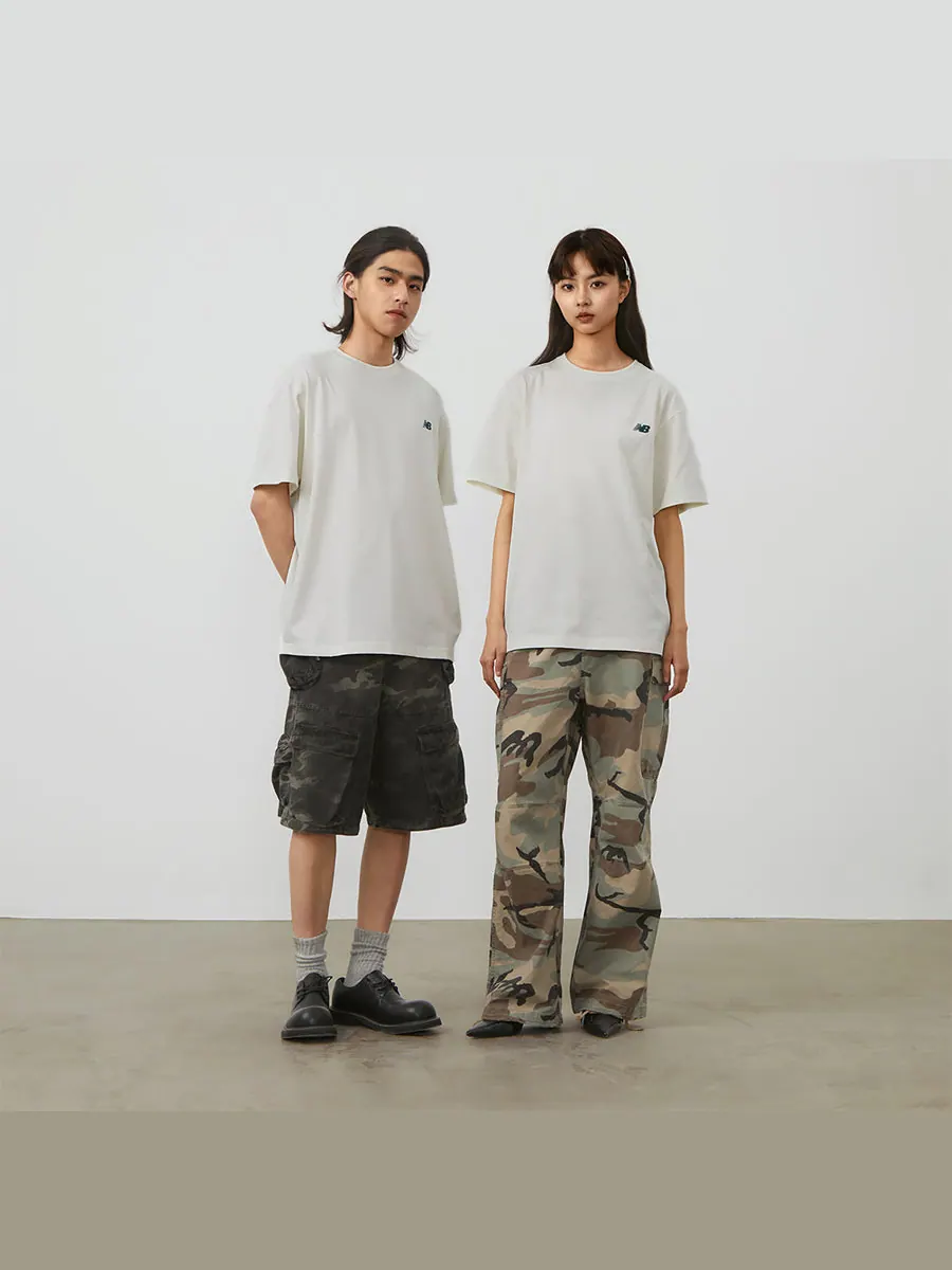 Футболка New Balance NB Athletics T-Shirt 'White' — изображение 7 из 7, белый