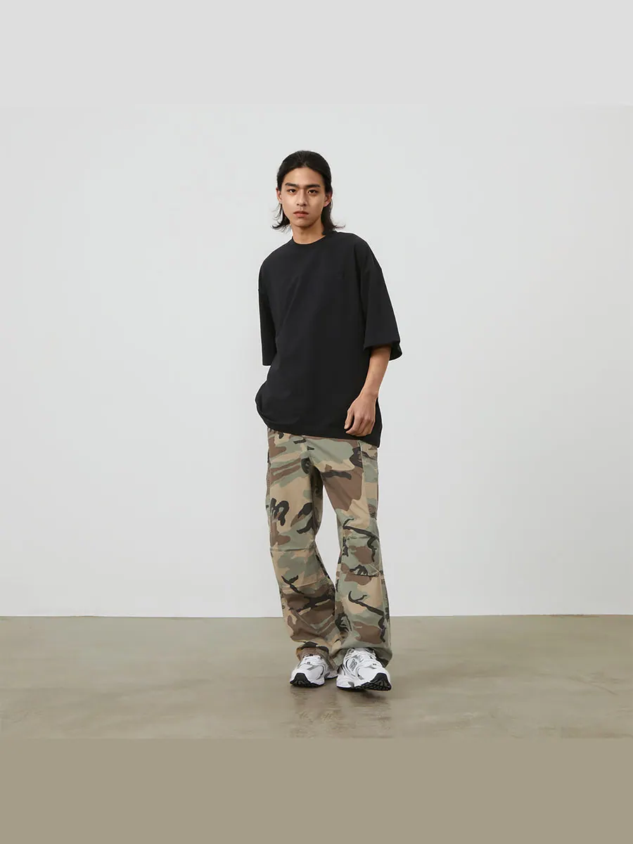 Футболка New Balance Linear Heritage Brushed Back Jersey Oversized T-Shirt 'Black' — изображение 4 из 7, черный