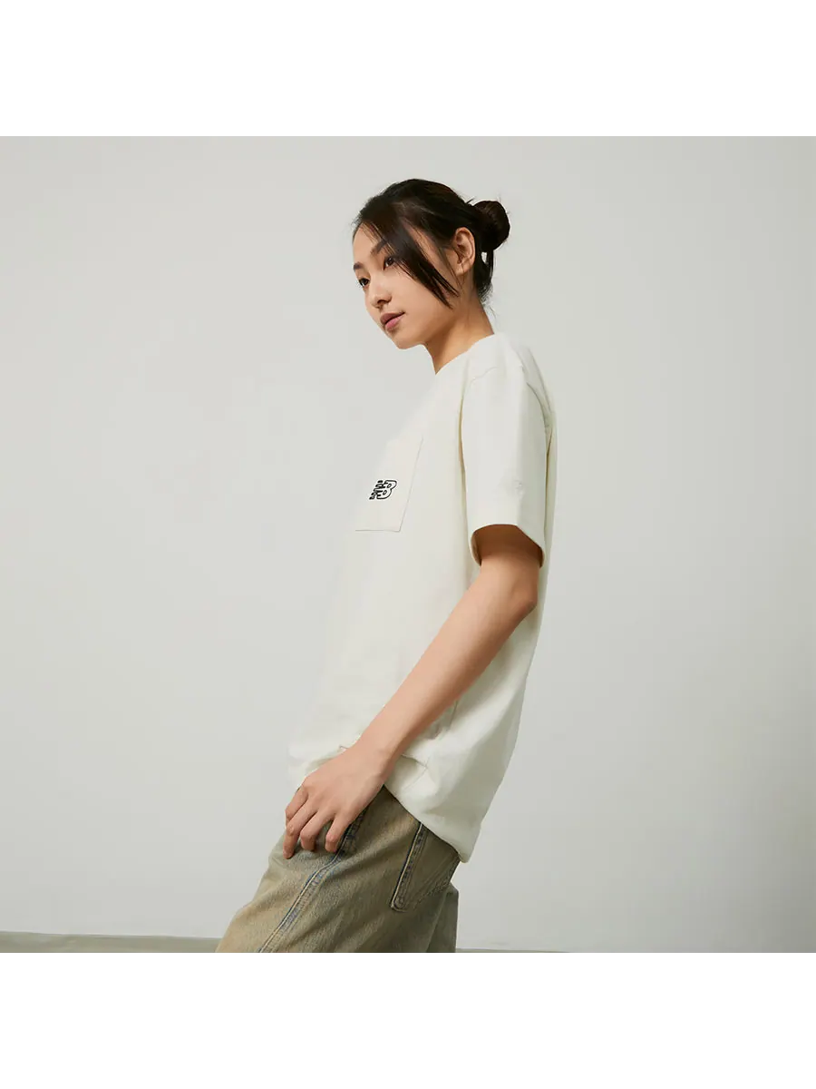 Футболка New Balance x Tombonia Graphic T-shirt Lifestyle 'White' — изображение 8 из 8, белый