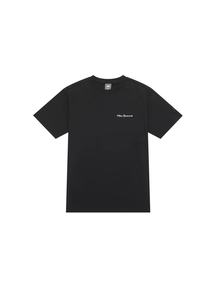 Футболка New Balance Hiking Graphic T-Shirt 'Black' — изображение 2 из 8, черный