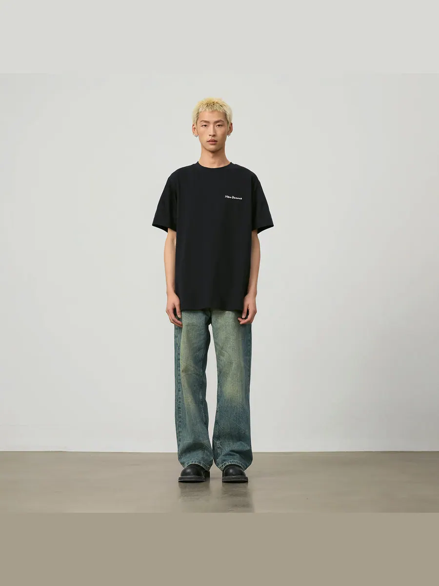 Футболка New Balance Hiking Graphic T-Shirt 'Black' — изображение 6 из 8, черный