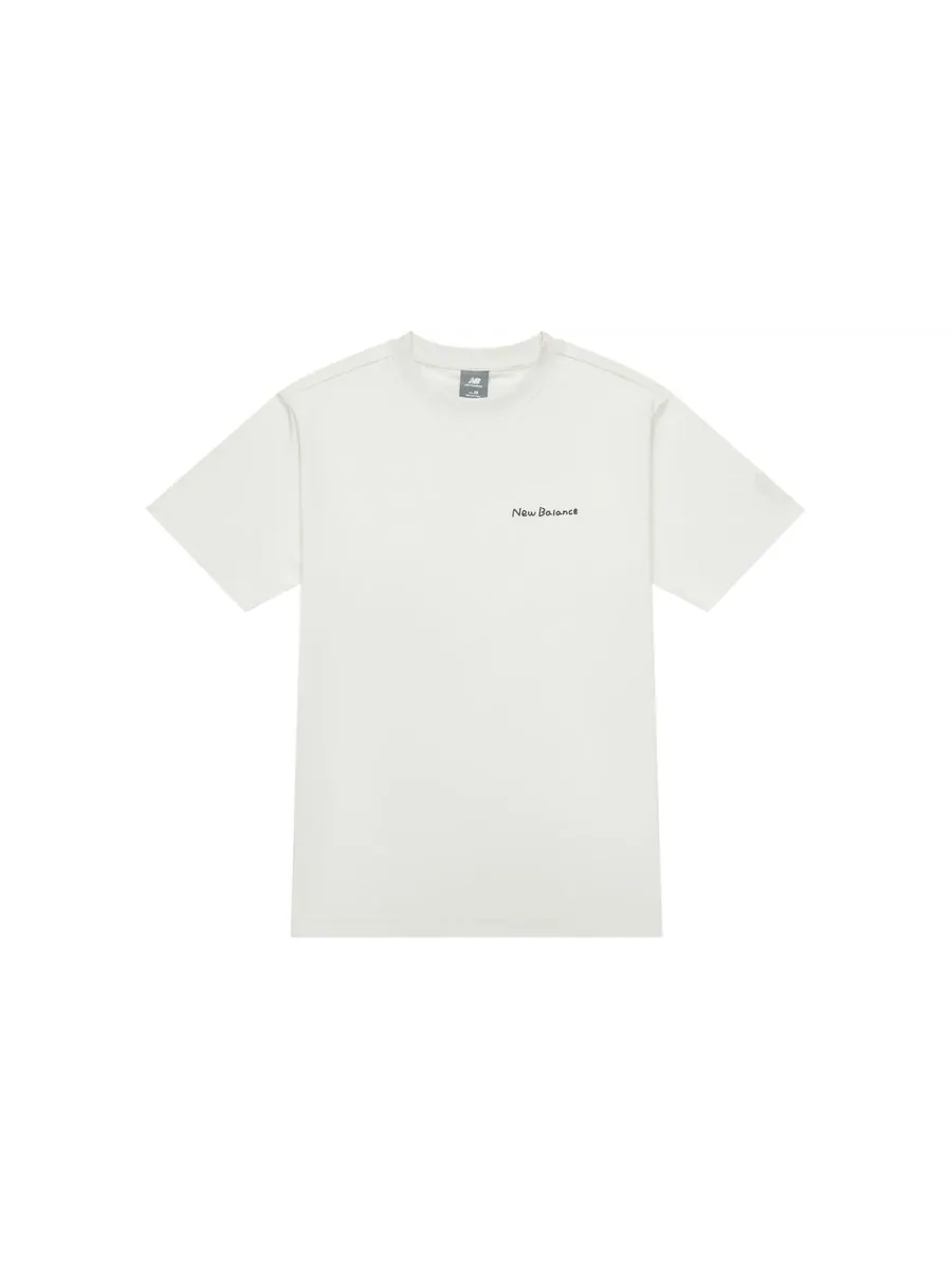 Футболка New Balance Hiking Graphic T-Shirt 'White' — изображение 2 из 2, белый