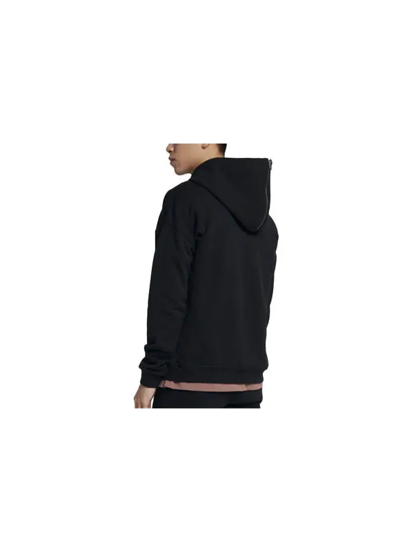 Куртка Air Jordan Wings Classics Solid Color Casual Sports hooded track Jacket Black — изображение 2 из 2, черный