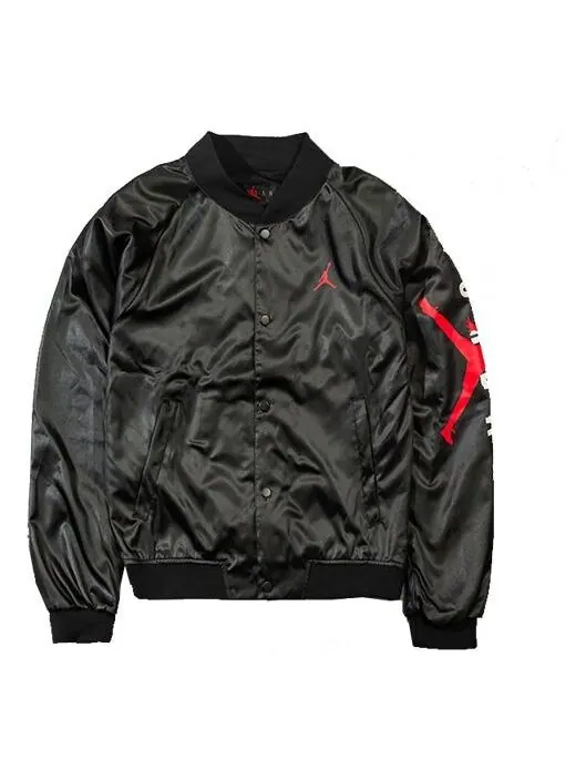 Куртка Air Jordan Jumpman Baseball Jackets 'Black' — изображение 1 из 2, черный
