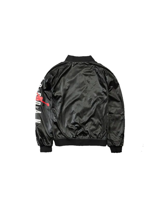 Куртка Air Jordan Jumpman Baseball Jackets 'Black' — изображение 2 из 2, черный