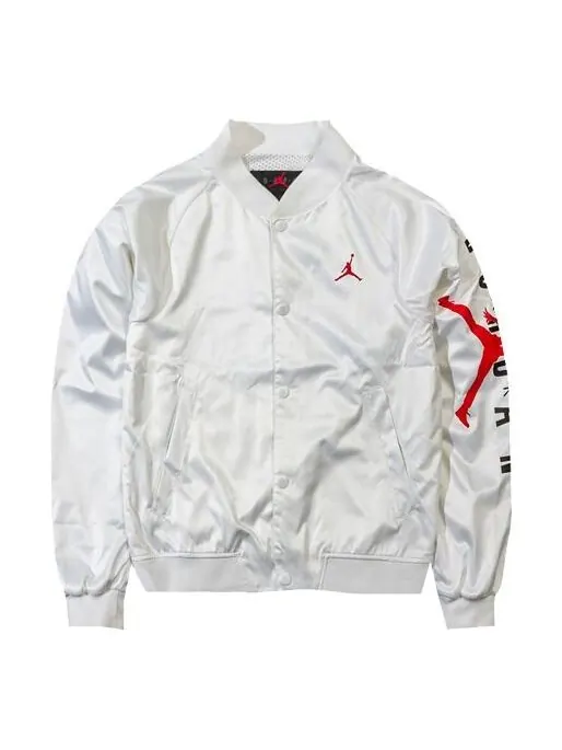 Куртка Air Jordan Jumpman Sports Jacket baseball uniform White — изображение 1 из 3, белый