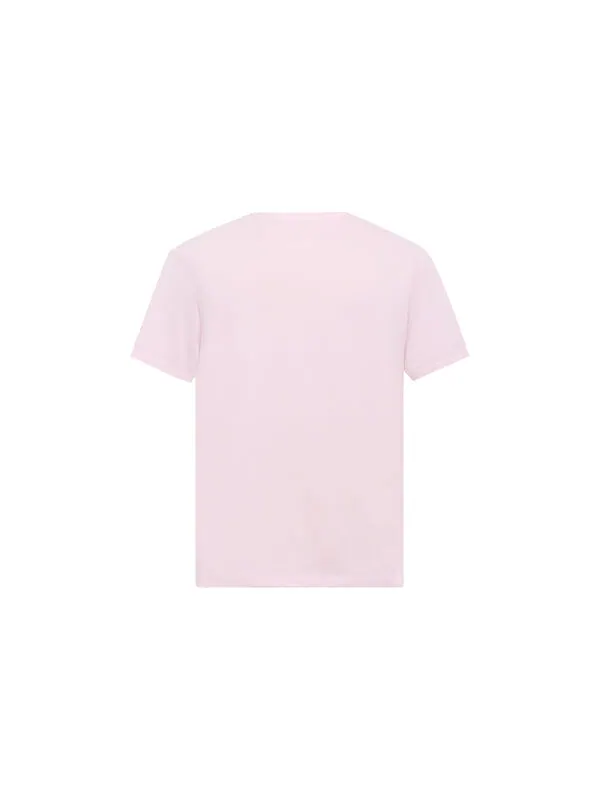 Футболка dri-fit casual sports running short sleeve pink Nike — изображение 2 из 2, розовый