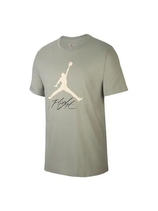 Футболка jumpman flight баскетбол спортивные короткие рукава Air Jordan — изображение 1 из 4, серый