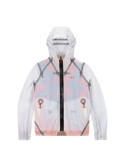 Куртка Nike Lab ISPA Inflate Jacket 'White Team Orange Soar' — изображение 1 из 4, белый/оранжевый