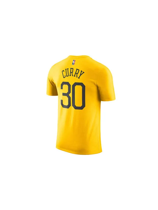 Футболка nba sports short sleeve golden state warriors limited yellow Nike — изображение 2 из 3, желтый