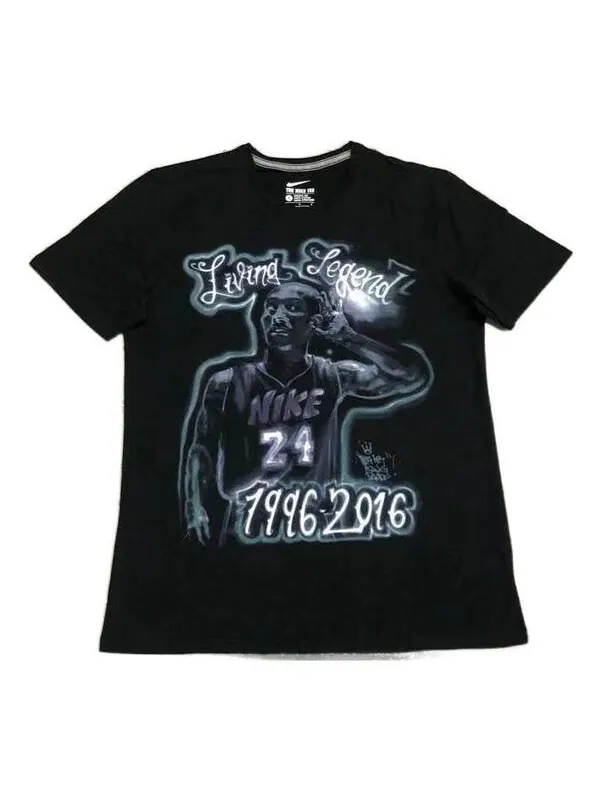 Футболка Men's Nike Kobe's Career Alphabet Short Sleeve Black T-Shirt — изображение 1 из 2, мульти