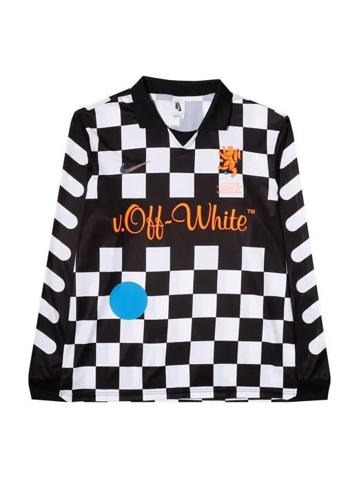 Спортивная футболка x off-white mercurial nrg x football jersey 'black total orange' Nike — изображение 1 из 4