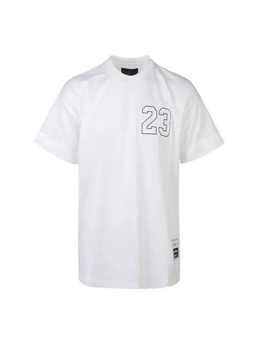 Футболка men's 23 flight mesh white jersey Air Jordan — изображение 1 из 4, белый