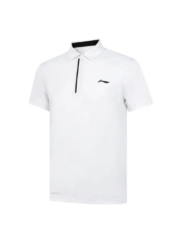 Рубашка поло тренировочная рубашка поло Li-Ning — изображение 1 из 2, белый/черный