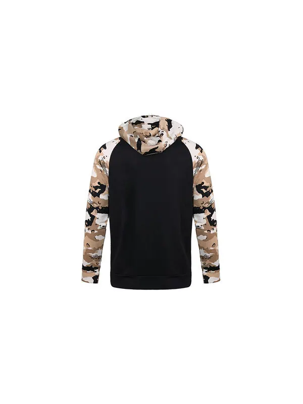 Куртка Men's Nike Camouflage Splicing Jacket Black — изображение 2 из 4, черный