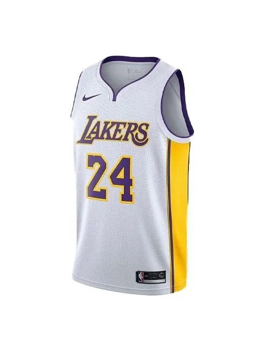 Спортивная футболка nba kobe bryant icon edition swingman lakers sw fan edition jersey white Nike — изображение 1 из 2