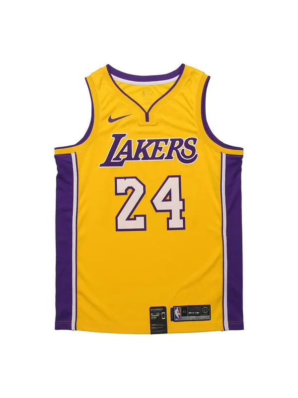 Спортивная футболка kobe bryant icon edition swingman lakers jersey men yellow Nike — изображение 1 из 2, желтый
