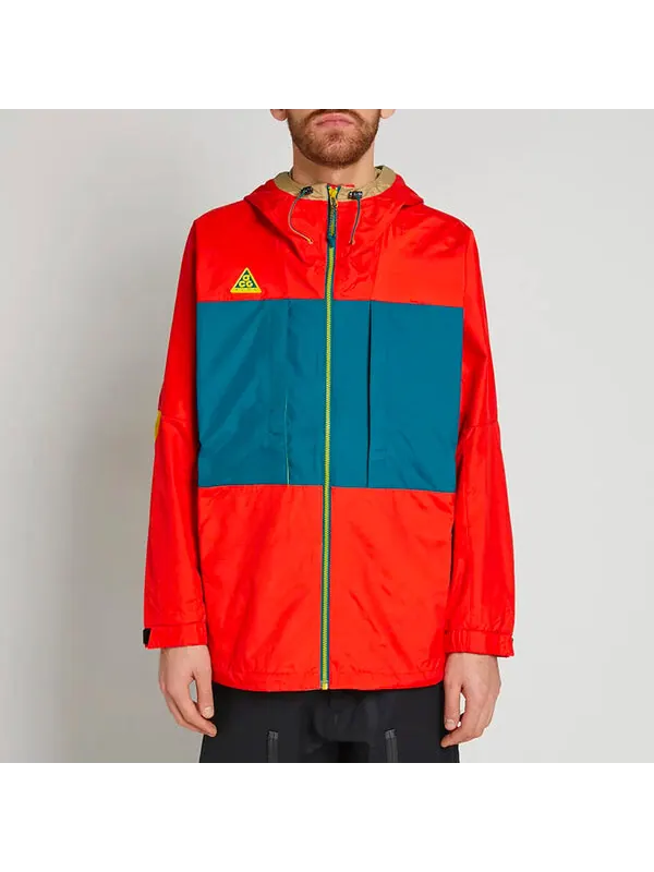 Куртка acg anorak Nike — изображение 3 из 4, красный//бежевый