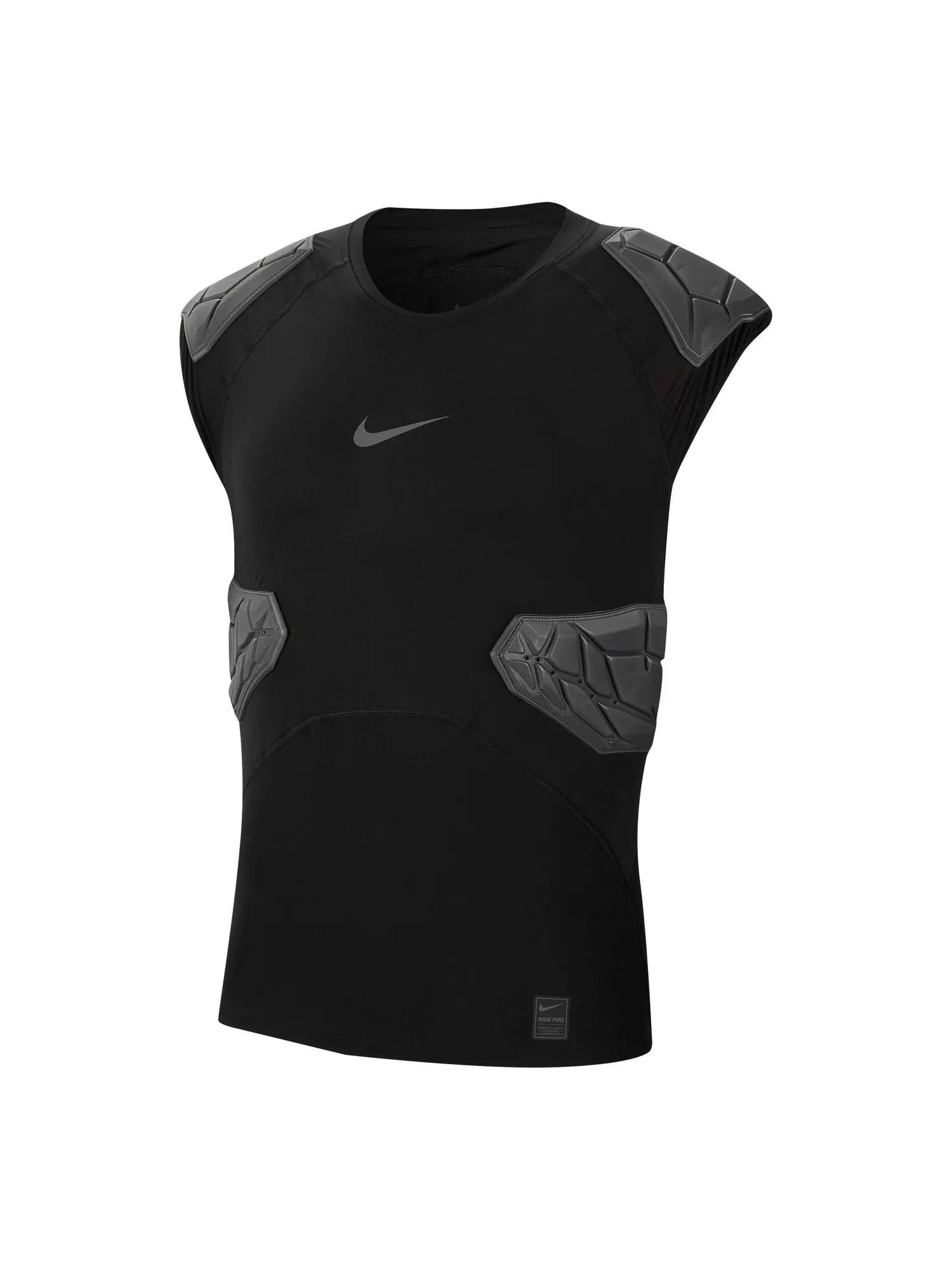 Спортивный топ Nike Pro HyperStrong 4-Pad Top 'Black' AQ2733-010 — изображение 1 из 5, черный