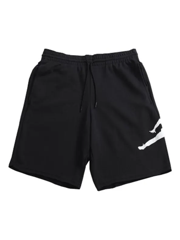 Шорты jumpman large logo printing sports knit shorts black Air Jordan — изображение 1 из 4, черный