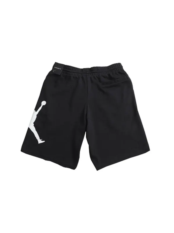 Шорты jumpman large logo printing sports knit shorts black Air Jordan — изображение 2 из 4, черный