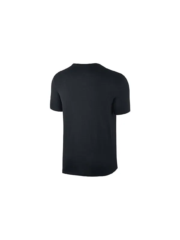 Футболка alphabet printing sports round neck short sleeve black Nike — изображение 2 из 4, черный