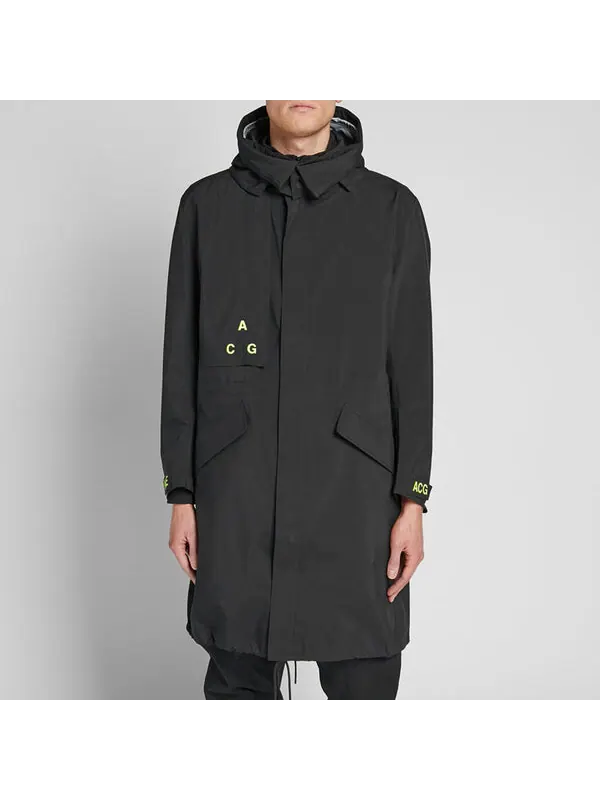 Куртка Nike Lab ACG Gore-Tex Jacket 'Black Reflective Silv' — изображение 3 из 3, черный